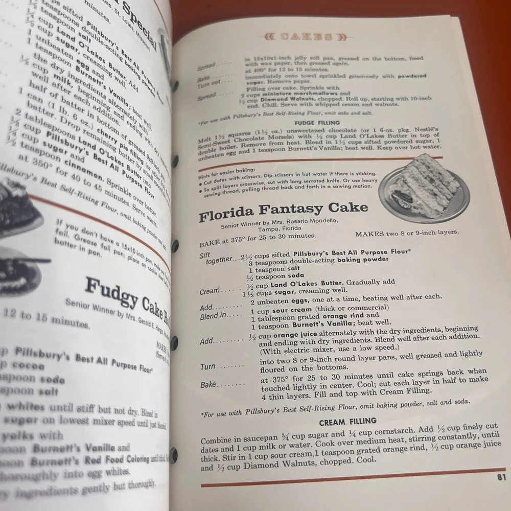 Vintage Pillsbury 14th Grand National Bake-Off Cookbook 1963 100 Recipes Booklet